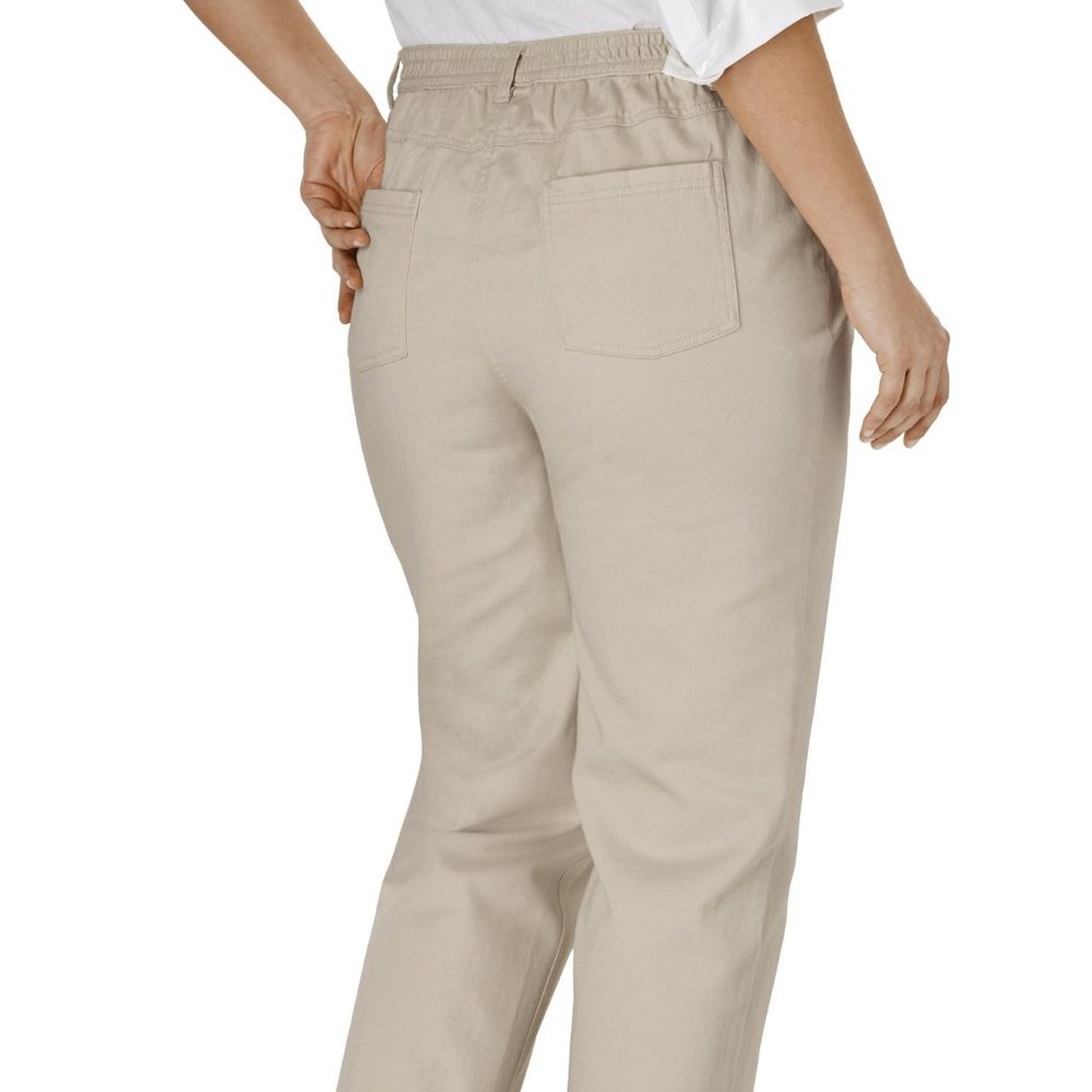 plus size 20W Jeans Womens Khaki Beige Denim Pants - Picture 2 of 5